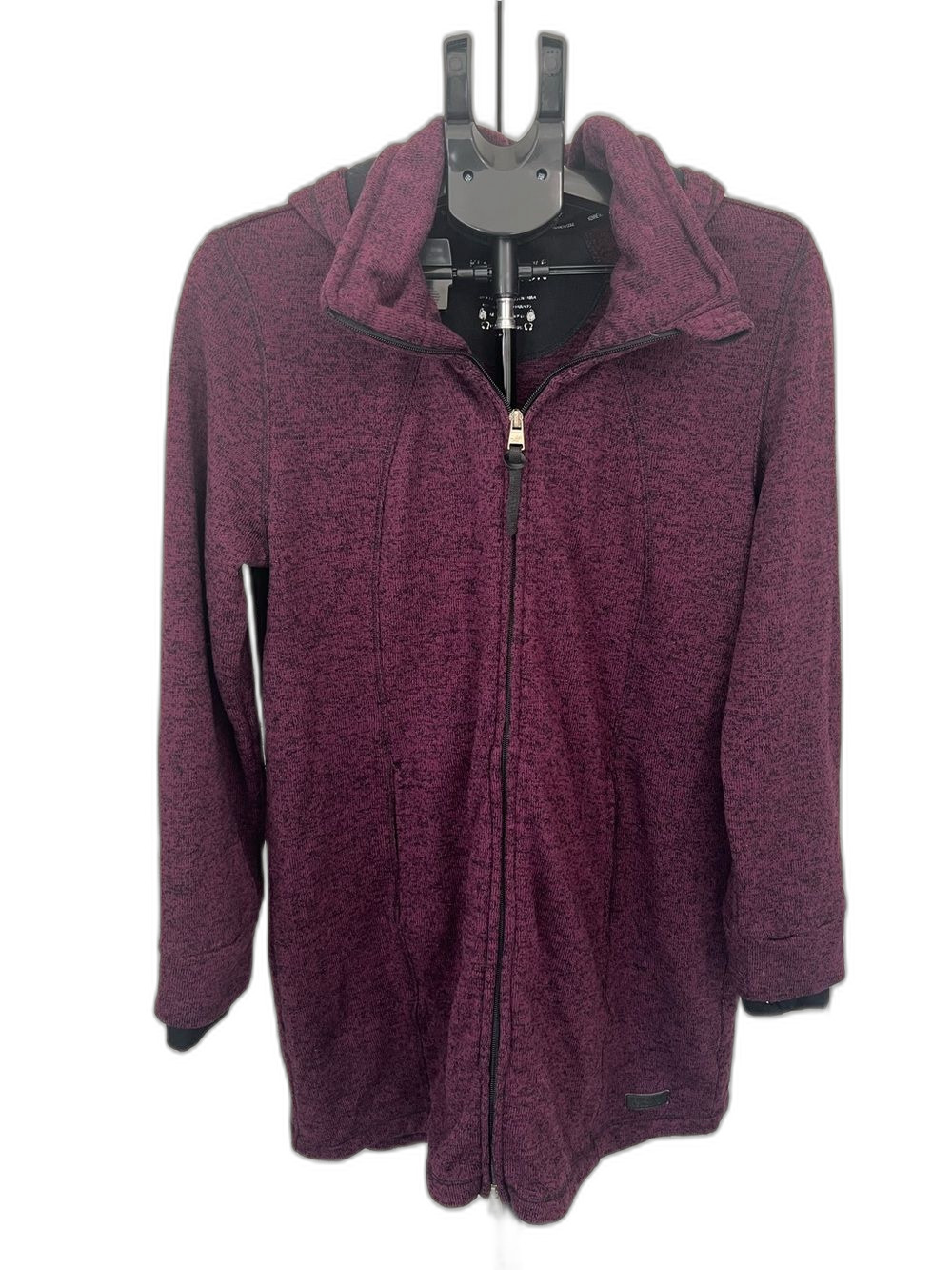 Kenneth Cole Reaction Women’s Purple Hooded Zip Front Jacket XL